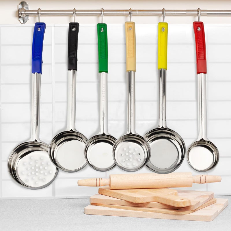 Darware Portion Control Serving Spoons (6-Piece Ladle Set); w 1/4 Cup, 1/2 Cup, 3/4 Cup & 1 Cup (2, 4, 6, 8 oz) & 1/2 & 1 Cup Utensils/Spoodles - Image 3
